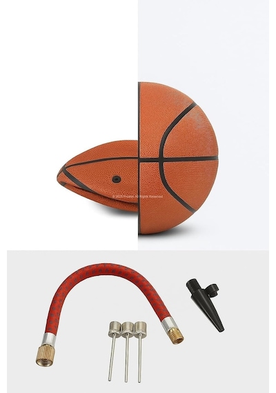4 Parça Top Şişirme İğne Ve Hortum Seti - Futbol, Basketbol, Voleybol İçin Evrensel Pompa Uçları - Bisiklet Las Diğer