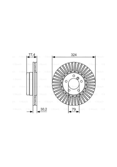 Bmw 5 E60 520i 2.2 2003-2005 Bosch Ön Disk 2 Adet