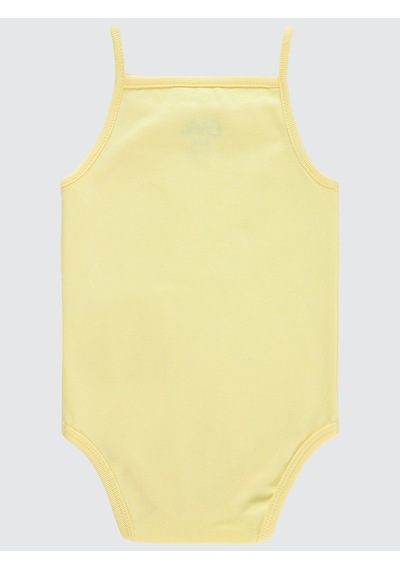Civil Baby Kız Bebek Çıtçıtlı Badi 2-3 Yaş Sarı