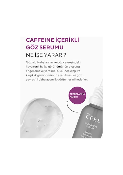 The Ceel Gözaltı Serumu 30 ML + Göz Çevresi Kremi 12 ML
