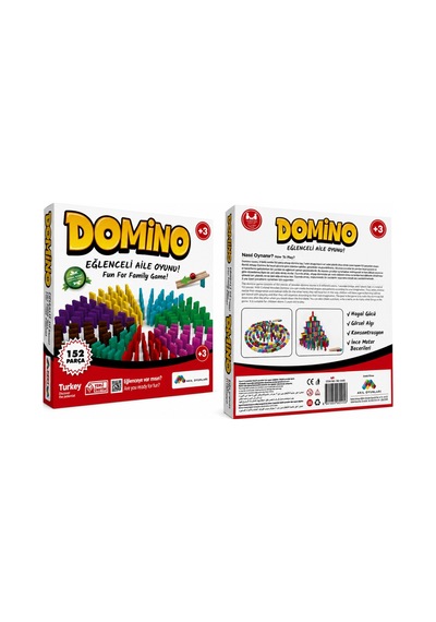 Storeşahin 4456 Renkli Ahşap Domino Adet Fiyatıdır Shn0720