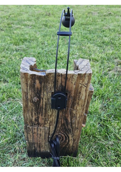 Ledli Yaprak Motifli Dekoratif Şelale 38x24x18cm DW72123 - Masaüstü Şelale