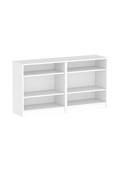 Dsd204-c-beyaz 4 Kapaklı Camlı Dosya Dolabı Çok Renkli