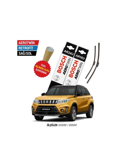 Bosch Aerotwin Retrofit Suzuki Vitara Silecek (2015-2024)