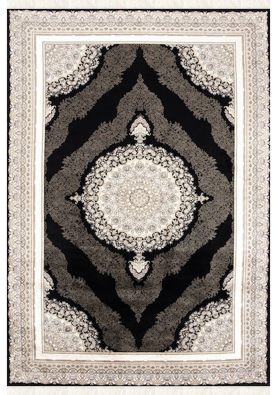 Romans Halı Herat 2801 Siyah Çok Renkli