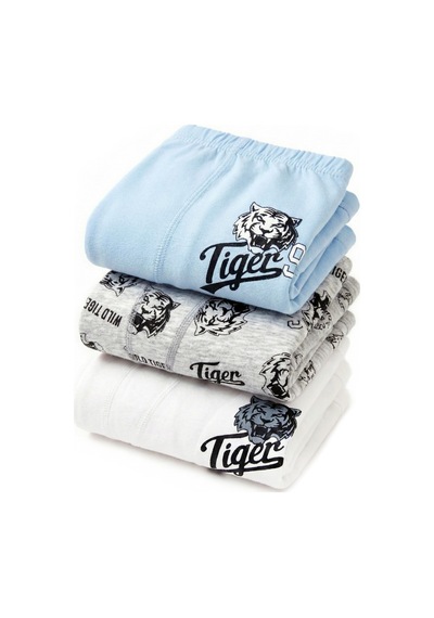 Öts Erkek Çocuk 3 Lü Pamuklu Boxer Baskılı Terletmez Doğal Yapı 7362-3 Renkli