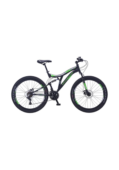 Salcano Nova 26 Md Disk Fren Shimano 21 Vites Dağ Bisikleti Siyah Yeşil Siyah - Yeşil