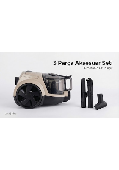 Lura Nika 154R ​​750 W Toz Torbasız Süpürge