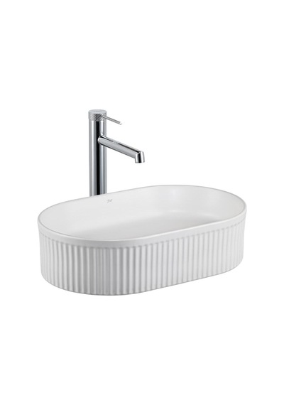 E-w1002mb Tezgah Üstü Mat Beyaz Lavabo Renkli