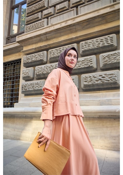 Silk Home Monogram Pamuk İpek Eşarp 130001-20 Koyu Kahve