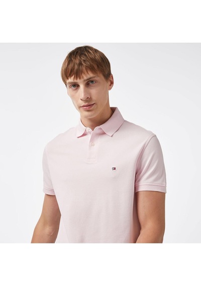 Tommy Hilfiger Erkek Pembe Polo-13163 Pembe