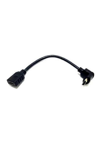 Polotech 20Cm 90Derece Dişi-Erkek Hdmı Kablo