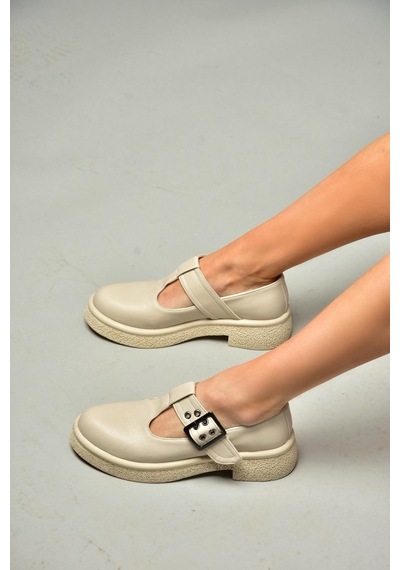 Fox Shoes S996019009 Bej Kadın Günlük Ayakkabı Bej