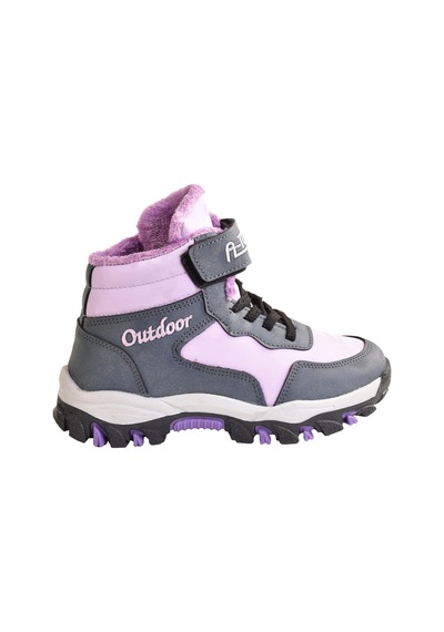Moda Onn Kız Çocuk İçi Tüylü Suya Dayanıklı Outdoor Kışlık Bot 001