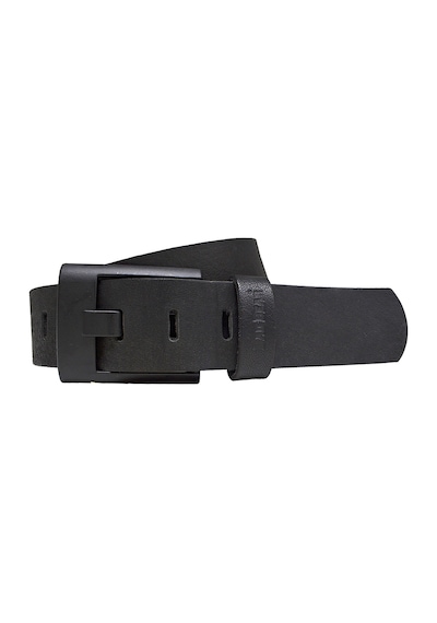 Bad Bear Razor Belt Siyah Tokalı Siyah Deri Erkek Kemer - 125 Cm Siyah