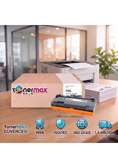 Samsung M2675f Uyumlu Toner Çipli Mlt-d116l 2'li 3.000 Sayfa