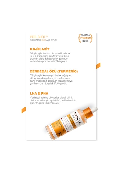 Kojik Asit İçerikli Arındırıcı Aydınlatıcı Bakım Serumu 80 Ml