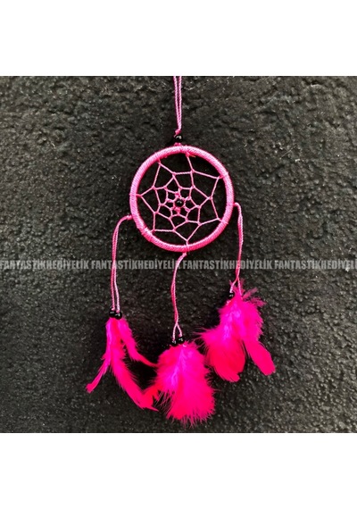 Dream Catcher Rüya Düş Kapan Araba  Otomobil Dikiz Ayna Süs-Mor