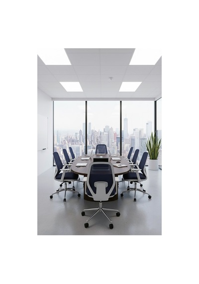 Ofisbazaar Dali Beyaz Fileli Çalışma Koltuğu Ergonomik Şef Ve Toplantı Koltuğu Lacivert Lacivert