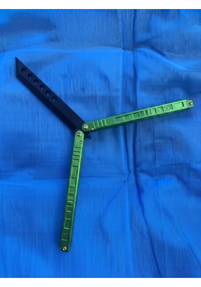 3d Baskı Plastik Katlanabilir Eğitmen Kelebek - Farklı Renkler Stres Ve Beceri Geliştirme Aksesuarı Yeşil