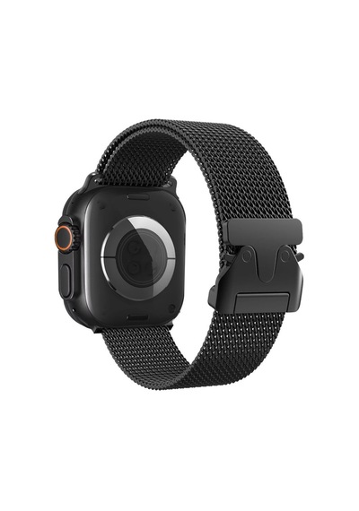 Apple Watch 42mm Uyumlu Milano Metal Kordon - Siyah