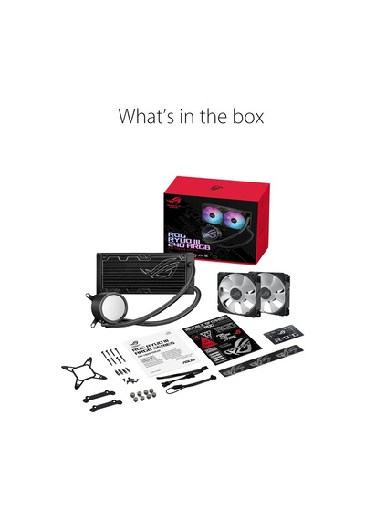 Rog Ryuo Iıı 240 Argb 240mm İşlemci Sıvı Soğutucu Standart