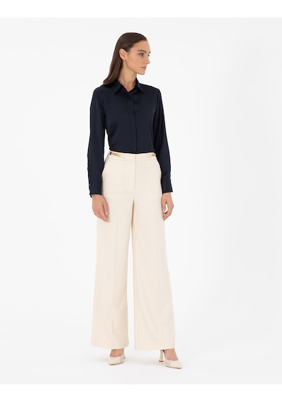 Pierre Cardin Kadın Ekru Pantolon 50290369-vr019