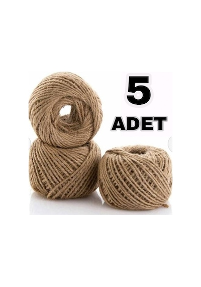 5 Adet Jüt Ipi Kırnap Ipi Kendir Ipi Keten Ipi