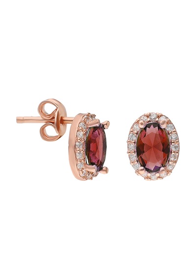 Glorria Gümüş Kırmızı Anturaj Küpe N11.31056