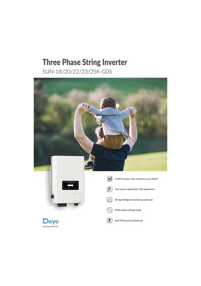 Deye 25kw Trifaze On-grid String İnverter