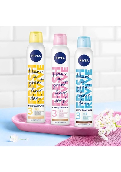 Nıvea Orta Saç Tonları İçin Kadın Kuru Şampuan 200 Ml Personal Care 1 KG