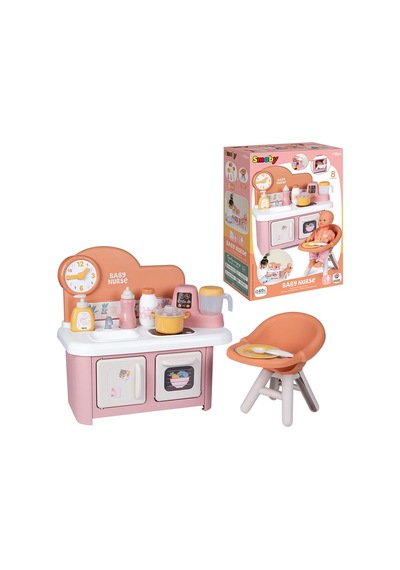 Smoby Baby Nurse Oyuncak Mutfak Ve Mama Sandalyesi 220503 Çok Renkli