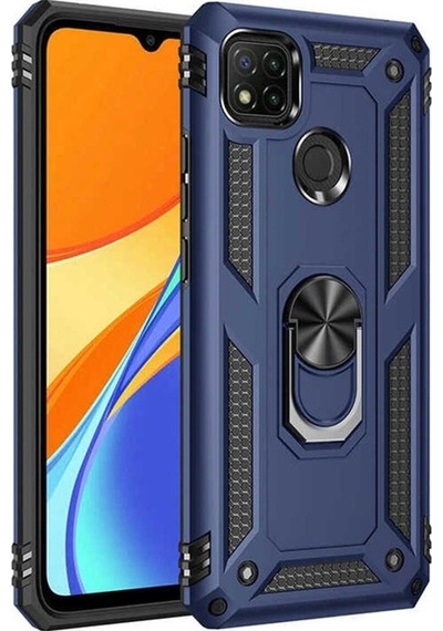 Xiaomi Redmi 9c Kılıf Zore Vega Kapak Mavi