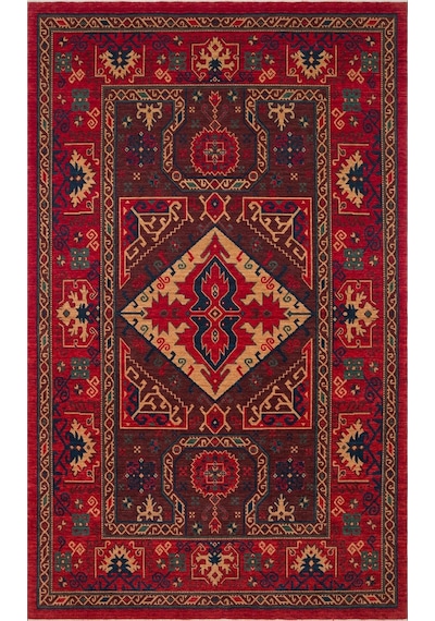 Hoom Rugs Cadis Kdm 04 Red Vintage El Emeği Yüksek Kara Tezgah Halısı Kırmızı
