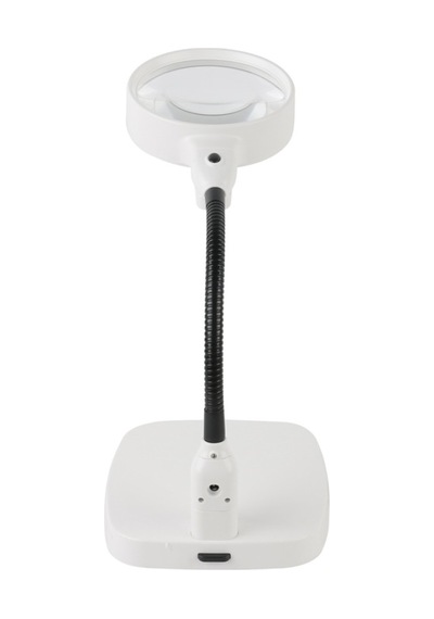 Büyüteç Masaüstü 10x Led Işıklı Büyüteç Okuma El Sanatları Onarım