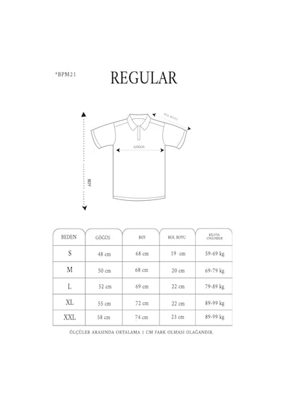 Yakası Düğmeli Yakalı Pike Baskılı T-shirt - Beyaz 2xl