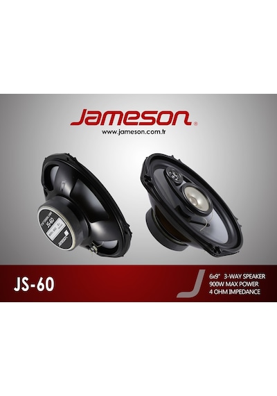 Jameson Js 60 Hoparlör 900 Watt Anfi Uymlu Oto Hoparlör