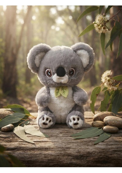 Peluş Koala 35 Cm Gri