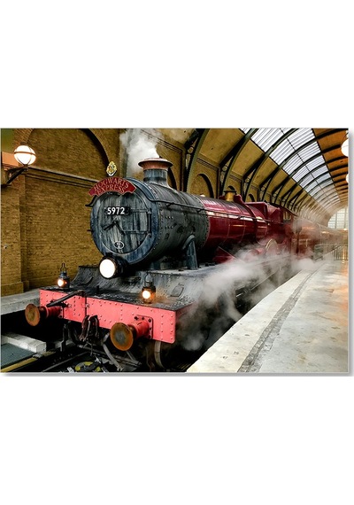Cakasepetim Harry Potter Hogwarts Express Buharlı Tren Ahşap Mdf Tablo