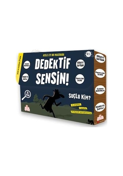 Nesil Çocuk Yayınları Dedektif Sensin Serisi 4 Kitap