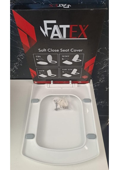 Fatex Kare Slım Soft 35 X 45 Cm Yavaş Kapanan Plastik Klozet Kapağı Diğer