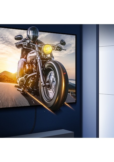 Baseus Hdmı 2.1 8k 60hz 4k 120hz 48gbps Yüksek Hızlı Görüntü Ve Ses Aktarım Kablosu 3 Metre Siyah