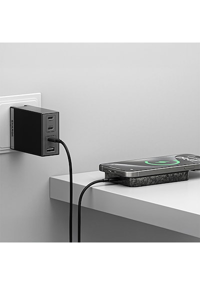 Sharge Carbonmag 10,000mah Magsafe Destekli Powerbank - Siyah