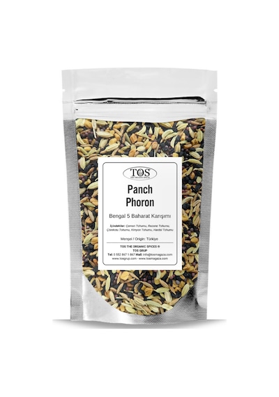 Tos The Organic Spices Panch Phoron Bengal Beş Baharat Karışımı 250 G