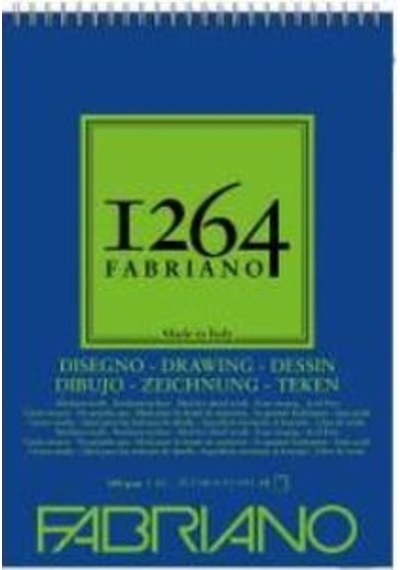 Fabriano 1264 Drawing Paper Çizim Defteri Üstten Spiralli 180g A3
