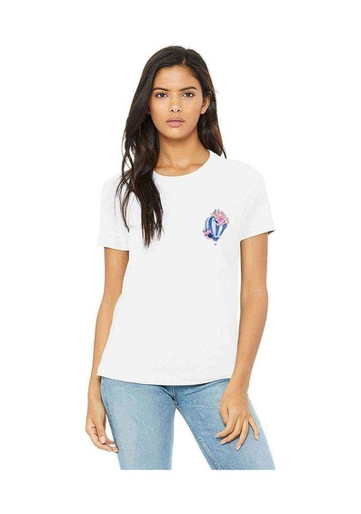 Watercolor Hot Air Balloon Kadın Beyaz Tshirt (534311795)