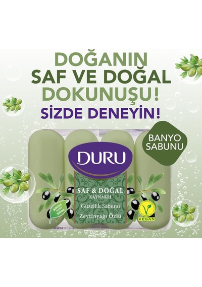Güzellik Sabunu Saf&doğal Zeytinyağlı Eco 4x70gr Diğer