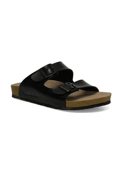 Lumberjack Mendy 5fx Siyah Comfort Anatomik Tokalı Casual Terlik Siyah