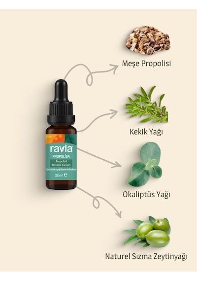 Ravla Propolisa Propolisli Bitkisel Karışım  20 ML