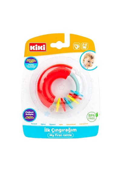 İlk Çıngırağım 3 Adet Çok Renkli